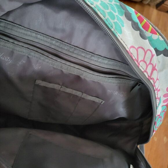 Thirty-One Bubble Bloom Backpack book bag Hostess Exclusive "A" colorful EUC - Picture 9 of 12
